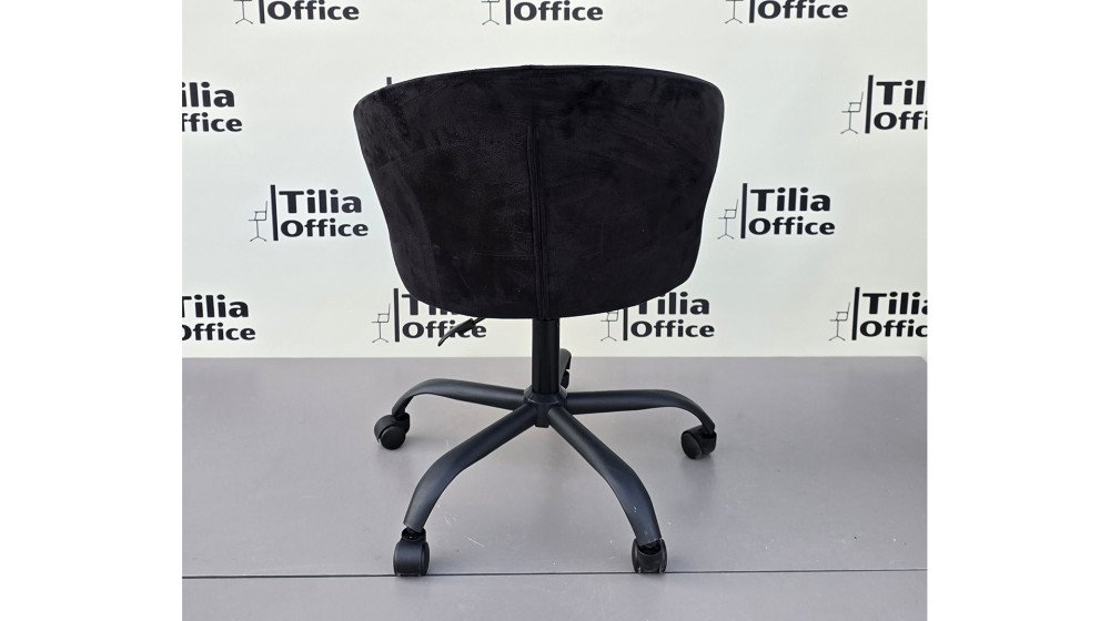 Coket Çalışma Koltuğu Siyah Yonca Ayak Siyah